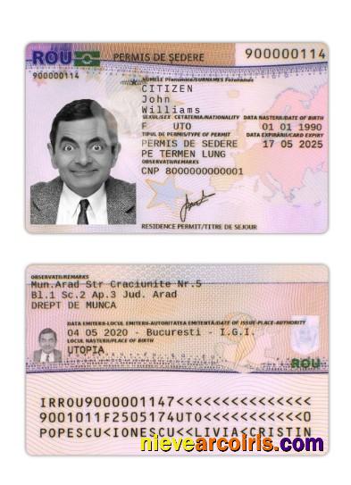 Romania residence permit